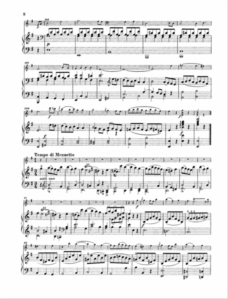 Sonata E Minor Sonata E Minor Violin Solo scores gallery preview page 6