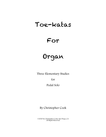 Toe-katas for Organ