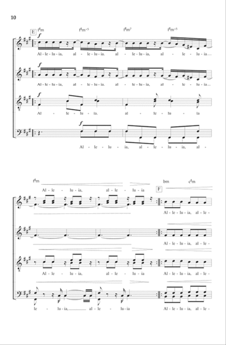 To the Mothers in Brazil: Salve Regina Divisi scores gallery preview page 7