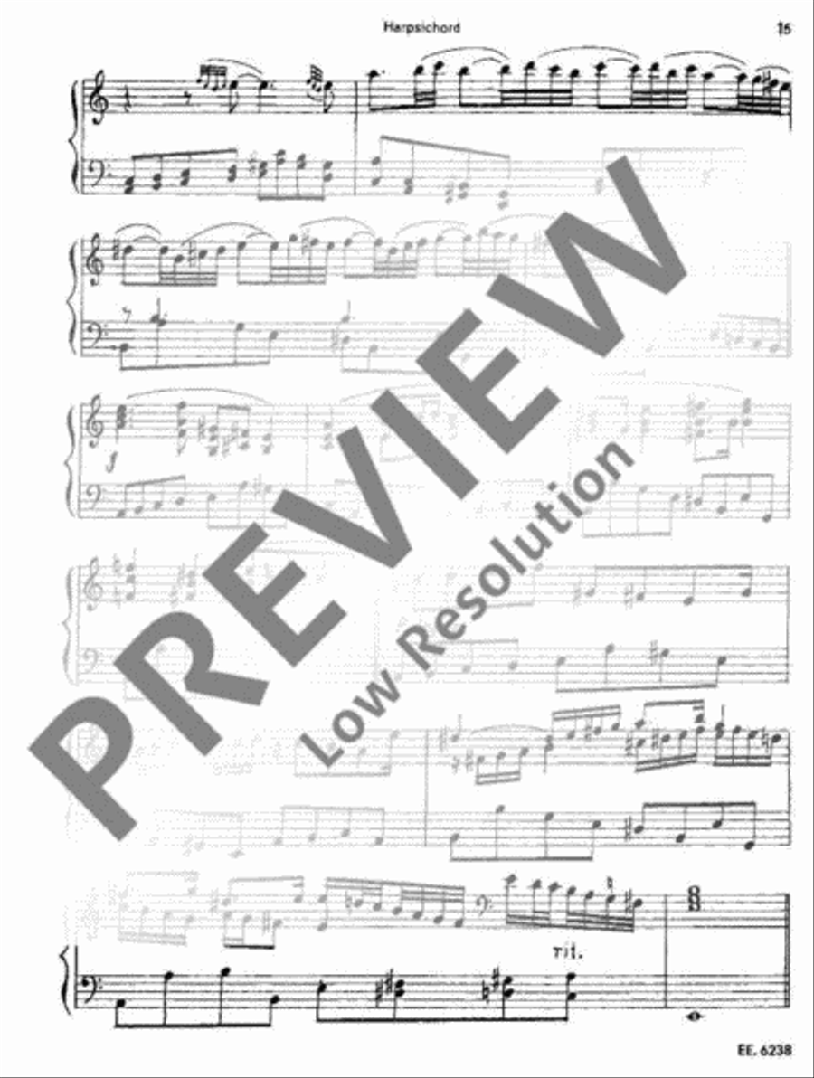Ode for St Cecilia's Day 1683 Basso Continuo scores gallery preview page 15