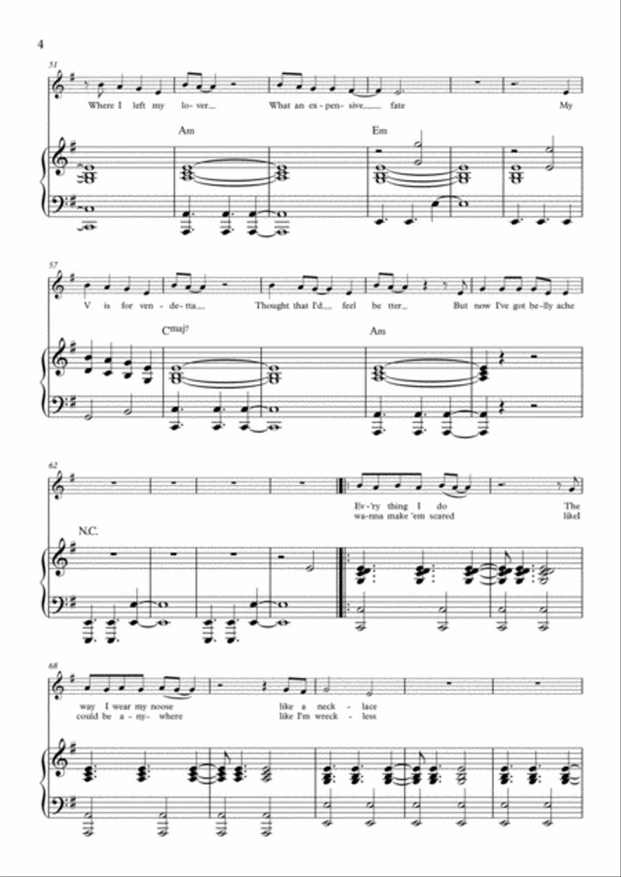 Bellyache Bellyache Voice scores gallery preview page 4