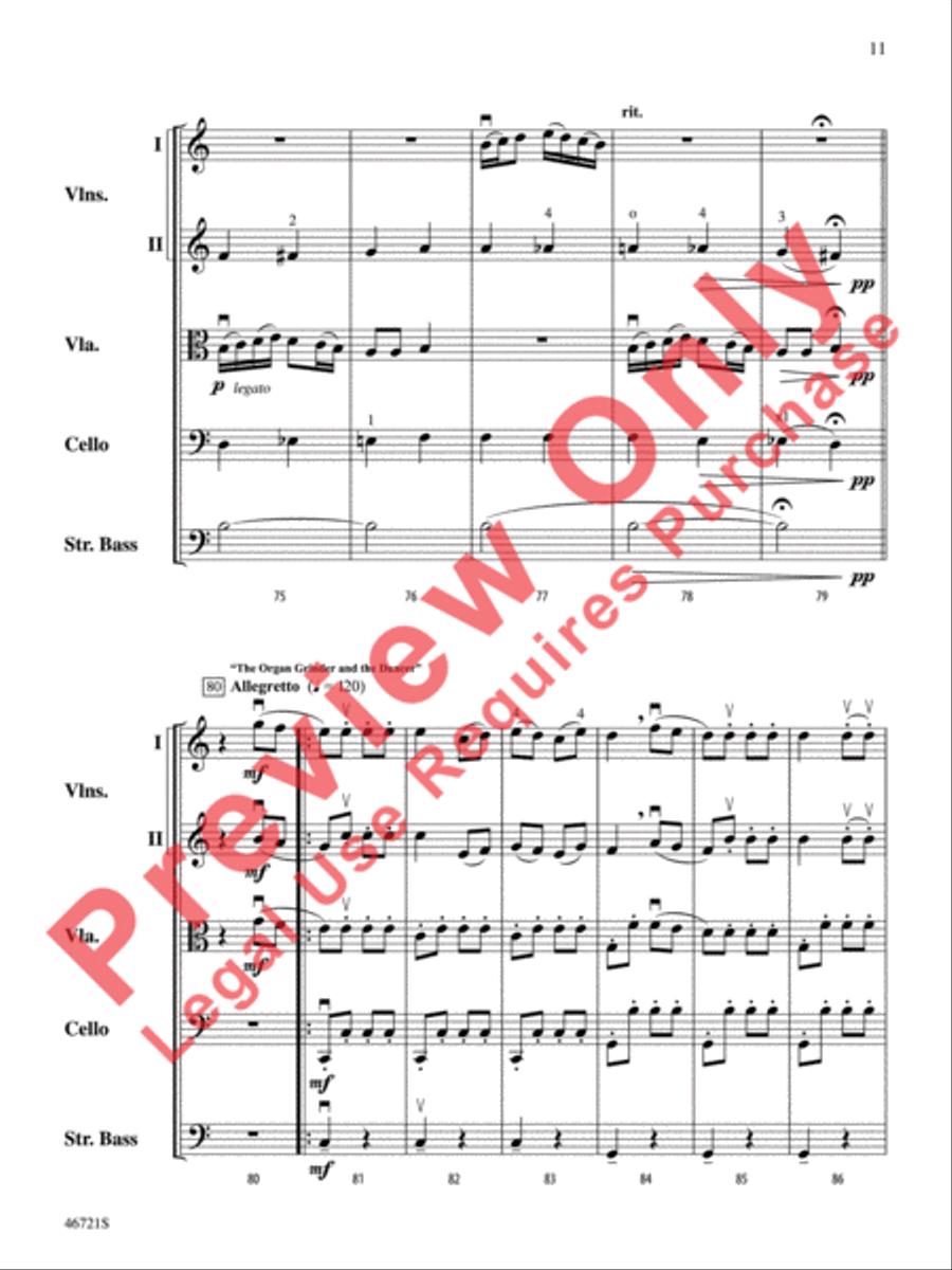 Petrushka String Orchestra scores gallery preview page 12