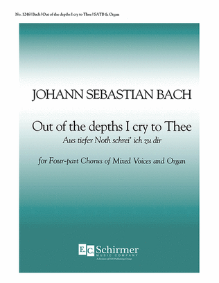 Book cover for Out of the Depths I Cry to Thee (Aus tiefer Not)
