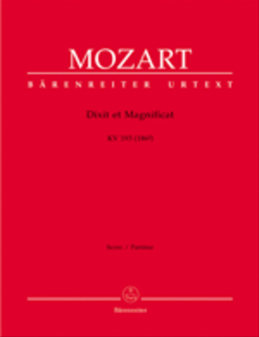 Dixit et Magnificat KV 193 (186g) Trombone scores gallery preview page 1