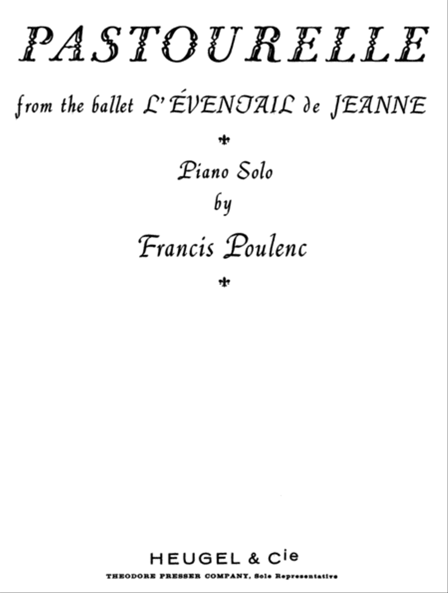 Pastourelle Pastourelle Chamber Music scores gallery preview page 1