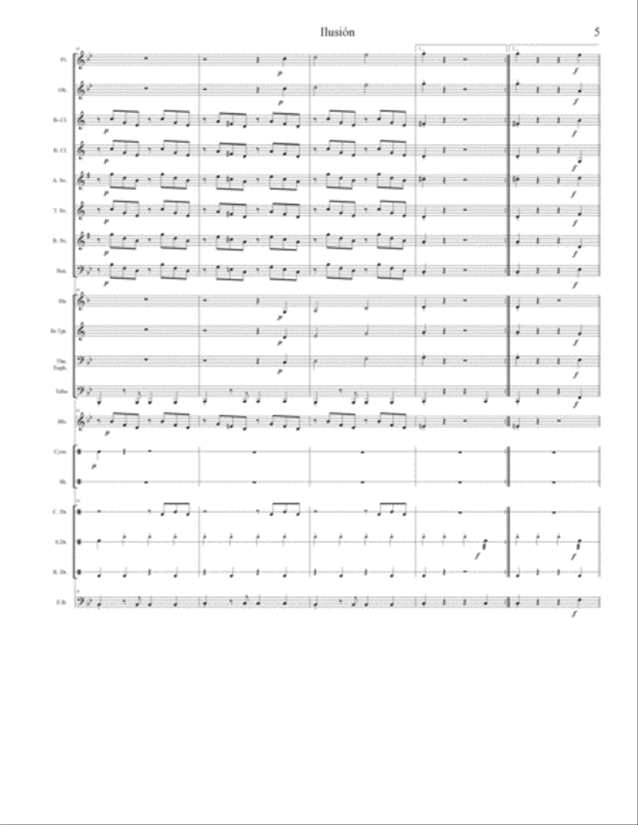 Ilusion For Concert Band