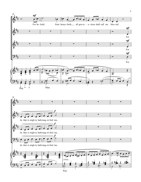 Magnificat and Nunc Dimittis 4-Part - Digital Sheet Music