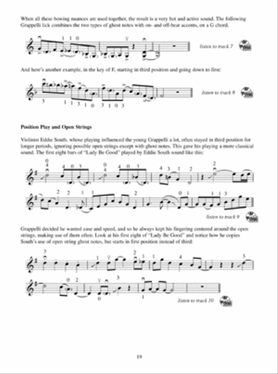 Stephane Grappelli Gypsy Jazz Violin Violin Solo scores gallery preview page 2