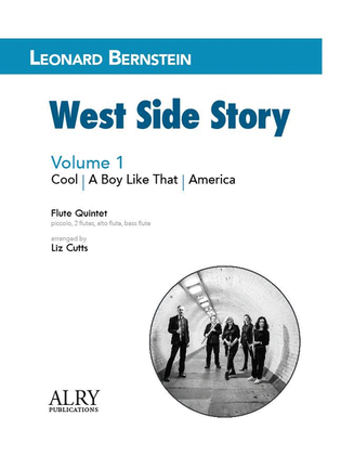 Book cover for West Side Story, Volume 1 for Flute Quintet