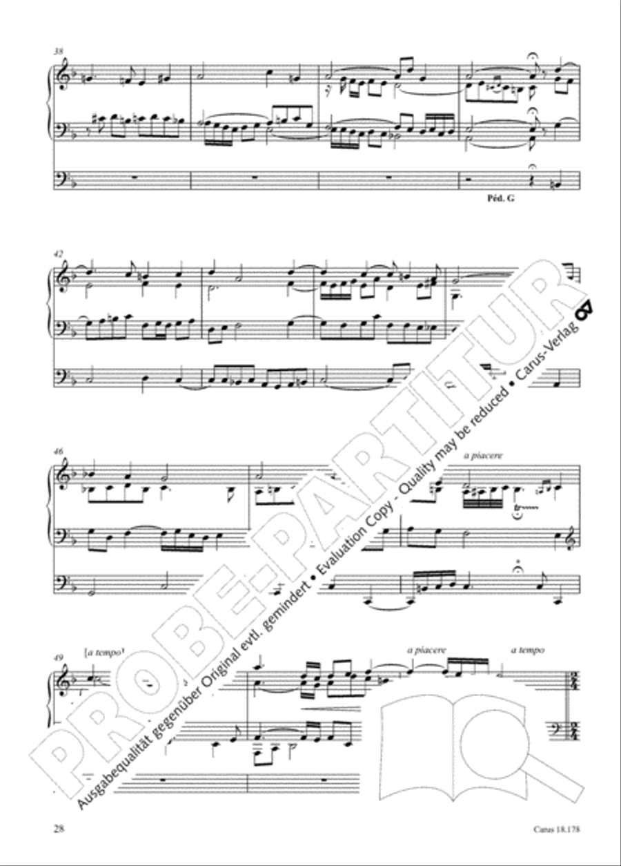 Symphonie No. II pour Orgue Organ scores gallery preview page 43