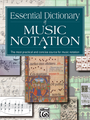 Book cover for Essential Dictionary of Music Notation