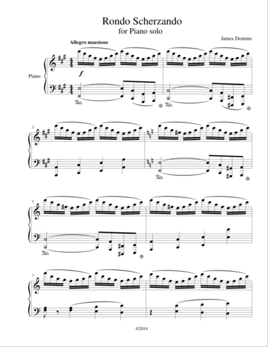 Rondo Scherzando for Piano Solo Piano Solo scores gallery preview page 3