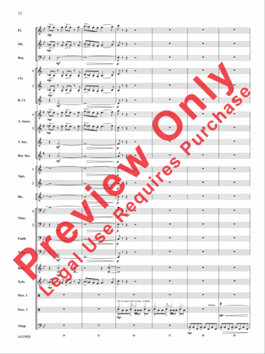 Dynamo Concert Band scores gallery preview page 13
