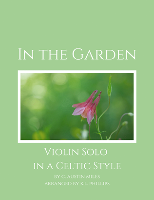 Book cover for In the Garden - Violin Solo in a Celtic Style
