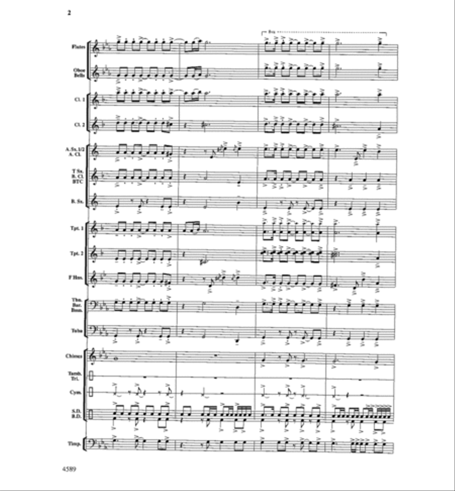Copper Mountain Legend Concert Band scores gallery preview page 3