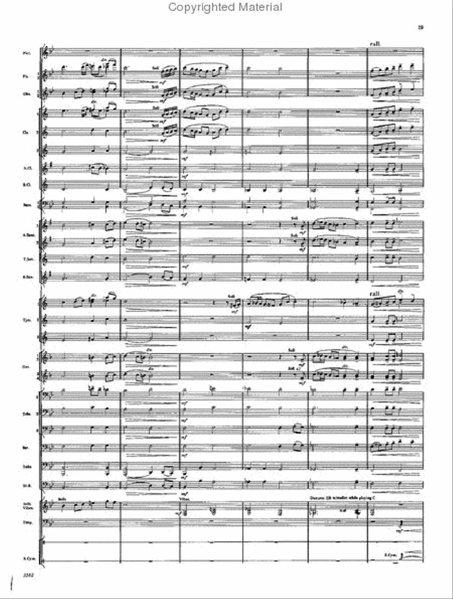 Seagate Concert Band scores gallery preview page 19