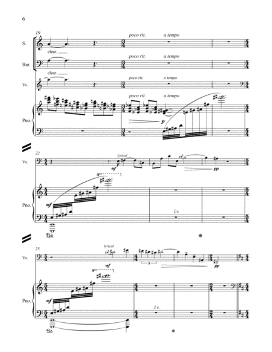 Farewells from Paradise: a Ten-minute Opera Voice Solo scores gallery preview page 6
