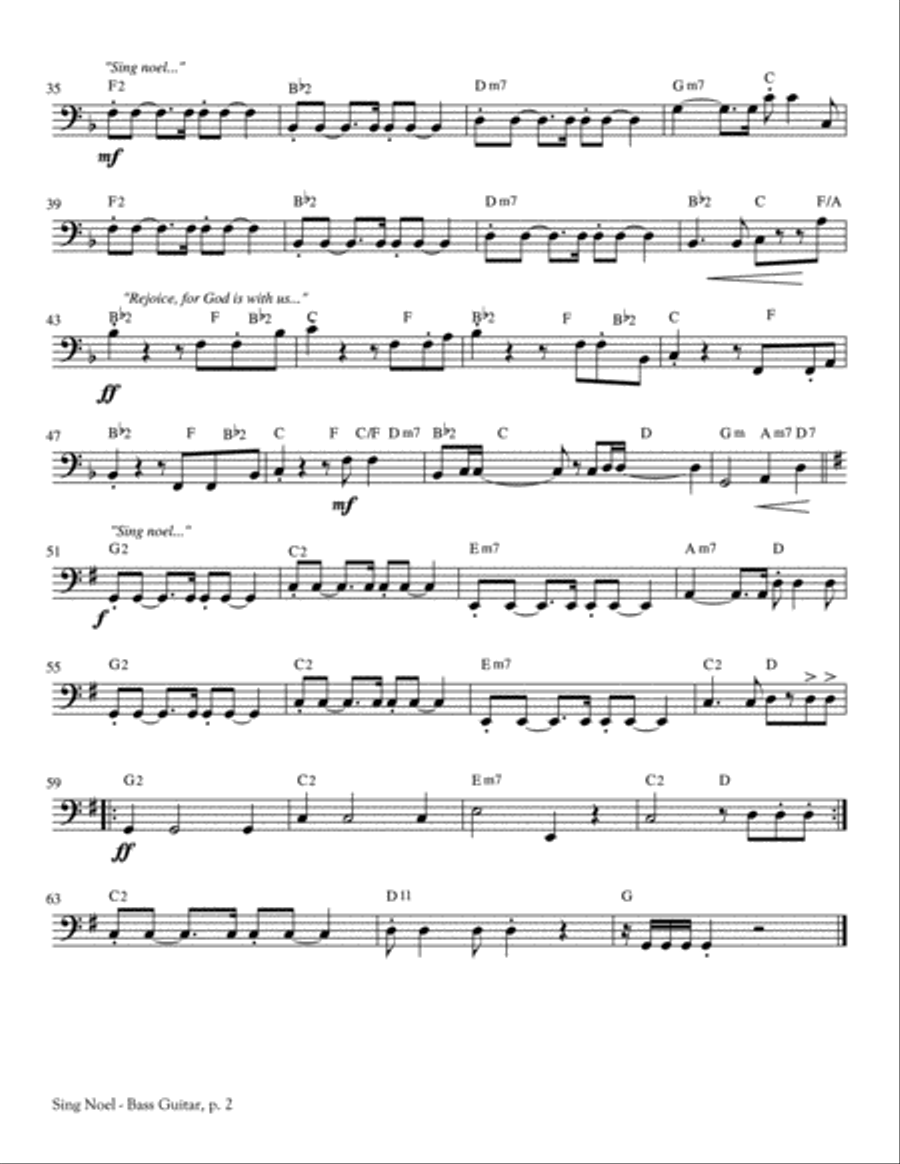 Sing Noel Unison Choir scores gallery preview page 5
