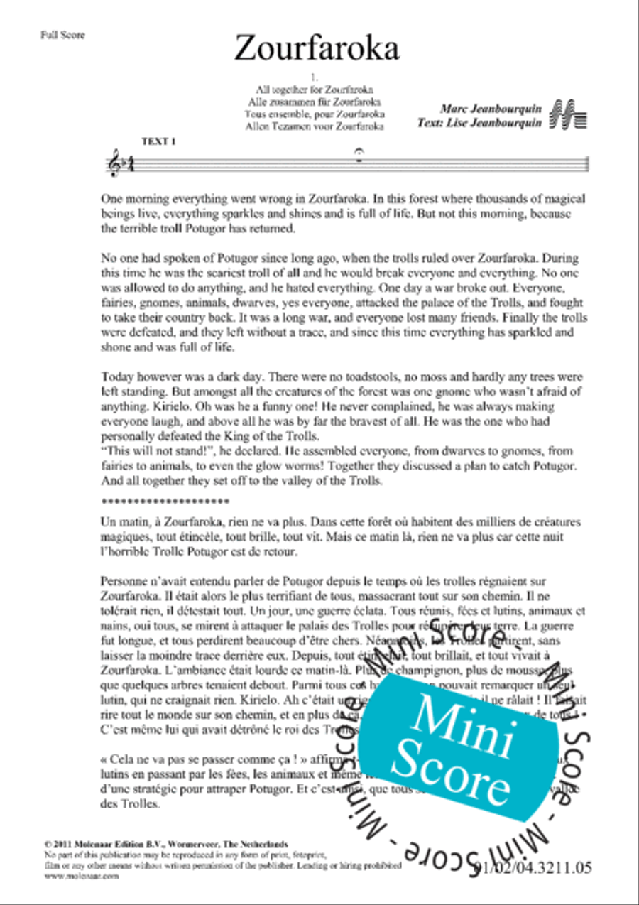 Zourfaroka Fanfare Band scores gallery preview page 5
