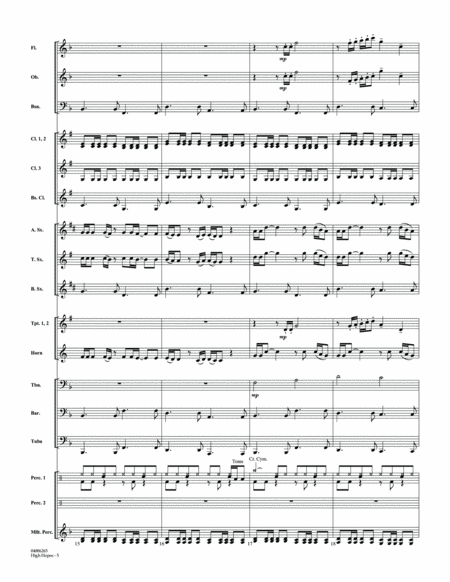 High Hopes (arr. Matt Conaway) - Conductor Score (Full Score)