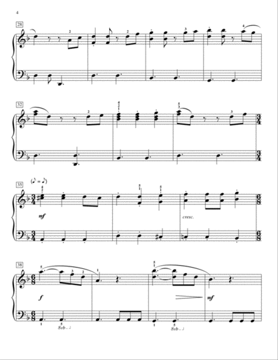 He's A Pirate (from Pirates Of The Caribbean: The Curse of the Black Pearl) (arr. Jennifer Linn) Piano Method scores gallery preview page 3