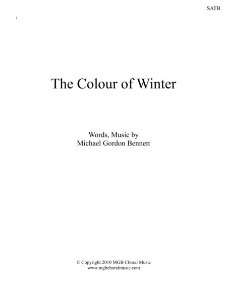 The Colour of Winter image number null