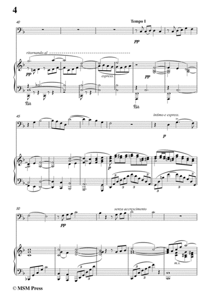 Mahler-Ich bin der Welt abhanden gekommen, for Cello and Piano image number null