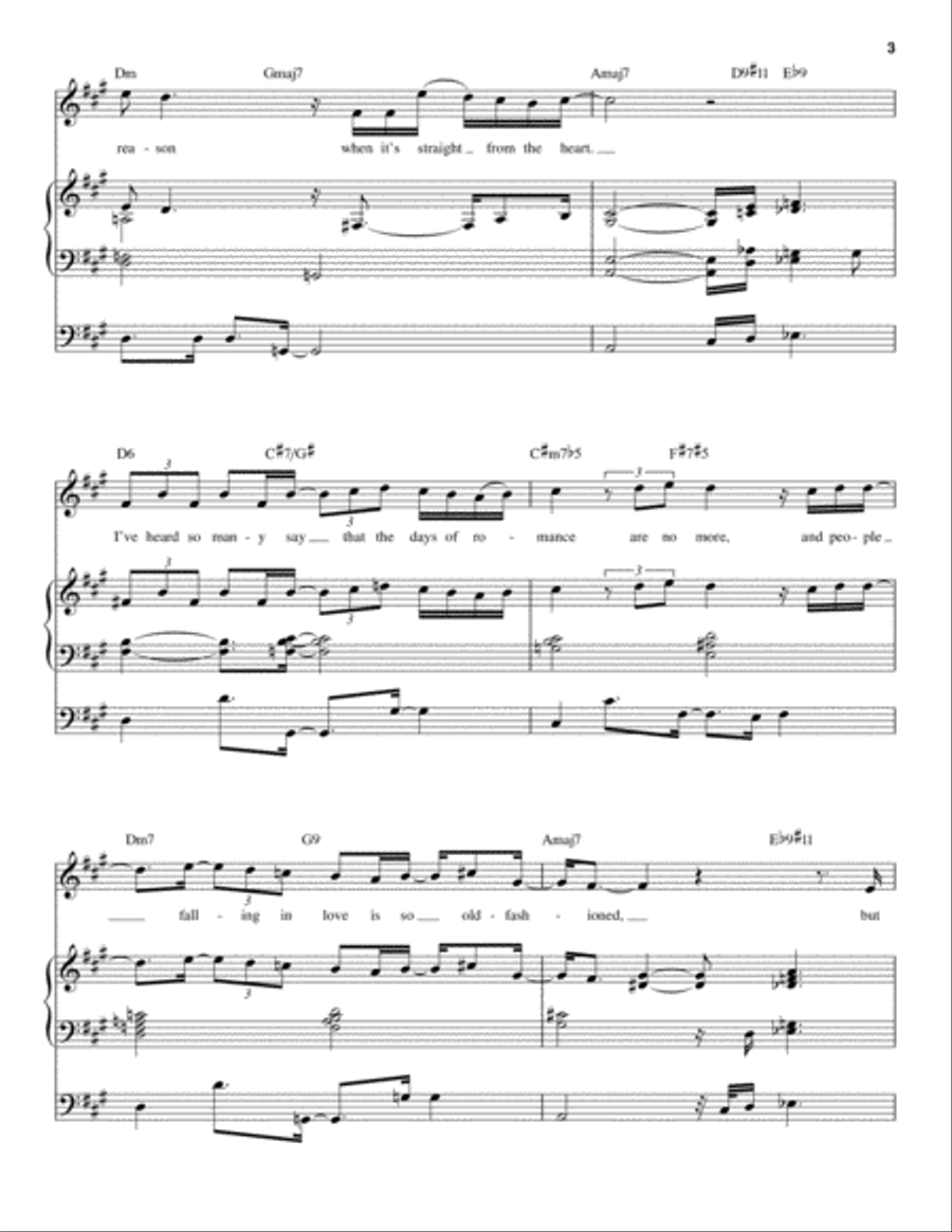 Send One Your Love Piano scores gallery preview page 3