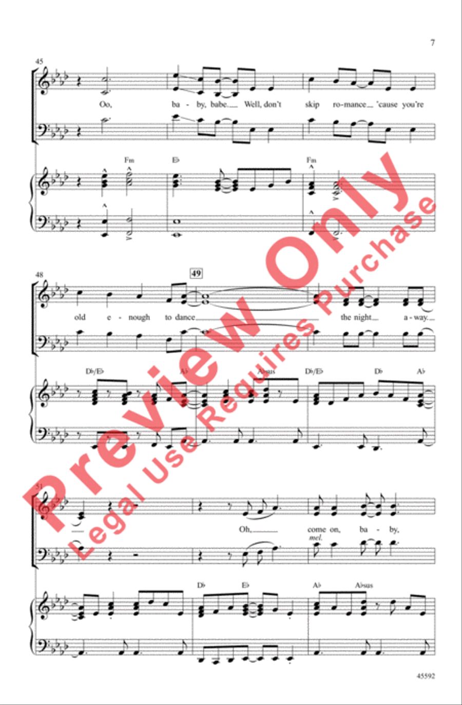 Dance the Night Away Dance the Night Away 3-Part scores gallery preview page 7