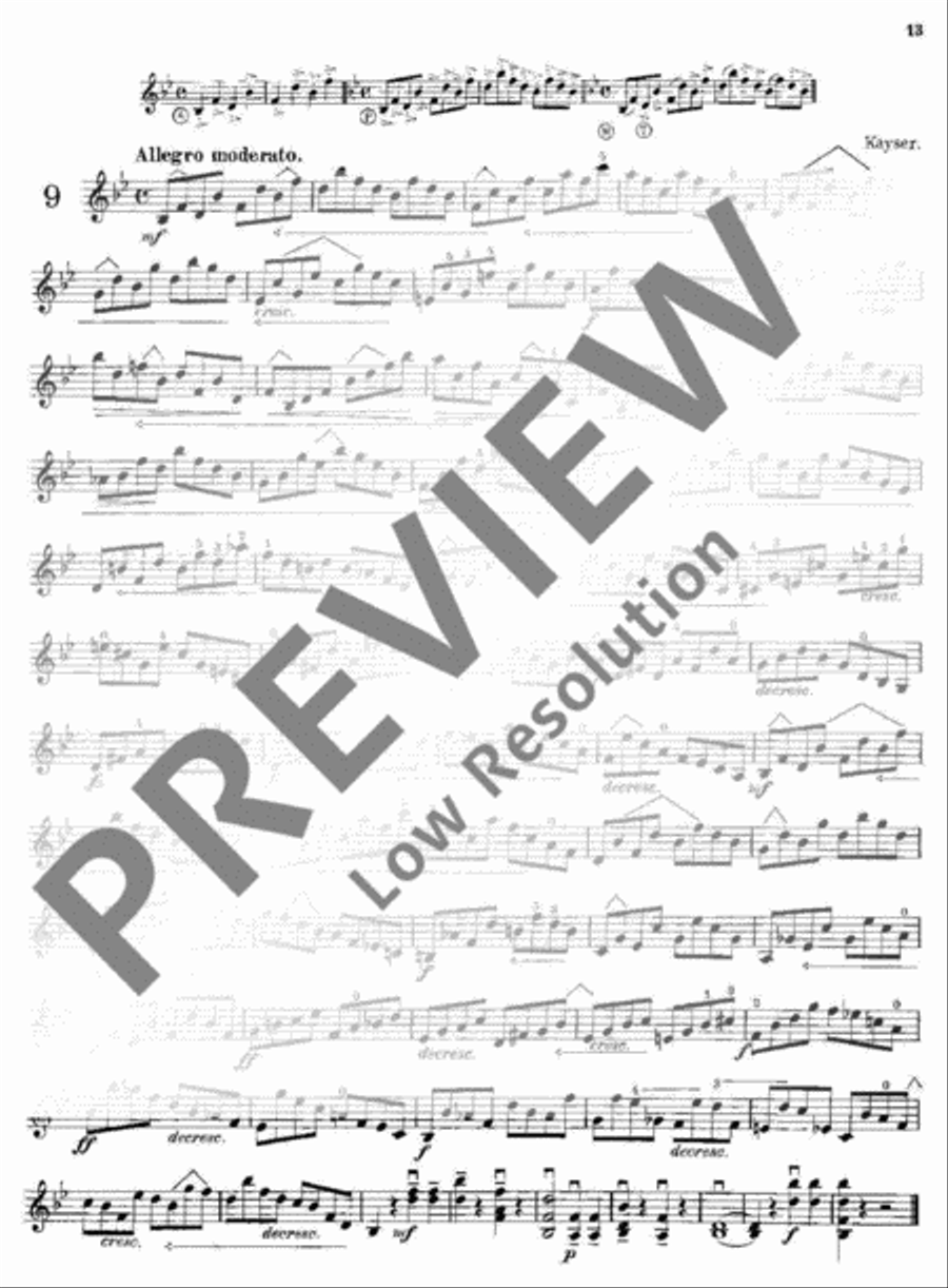 The Masters of the Violin Violin Solo scores gallery preview page 14