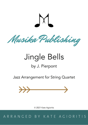 Book cover for Jingle Bells - Jazz Arrangement for String Quartet