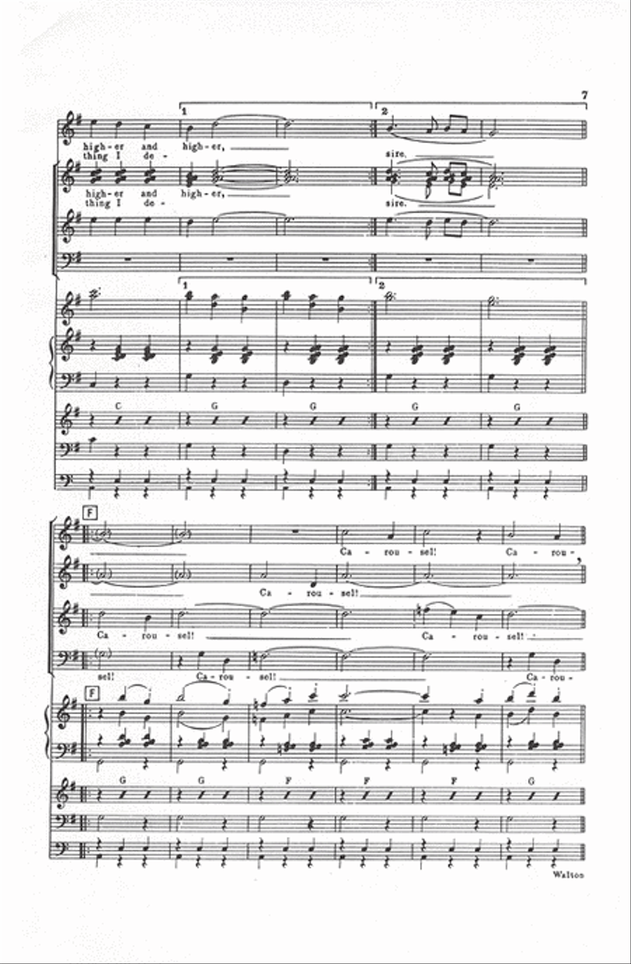 Carousel (Vocal Score) Carousel (Vocal Score) Divisi scores gallery preview page 7