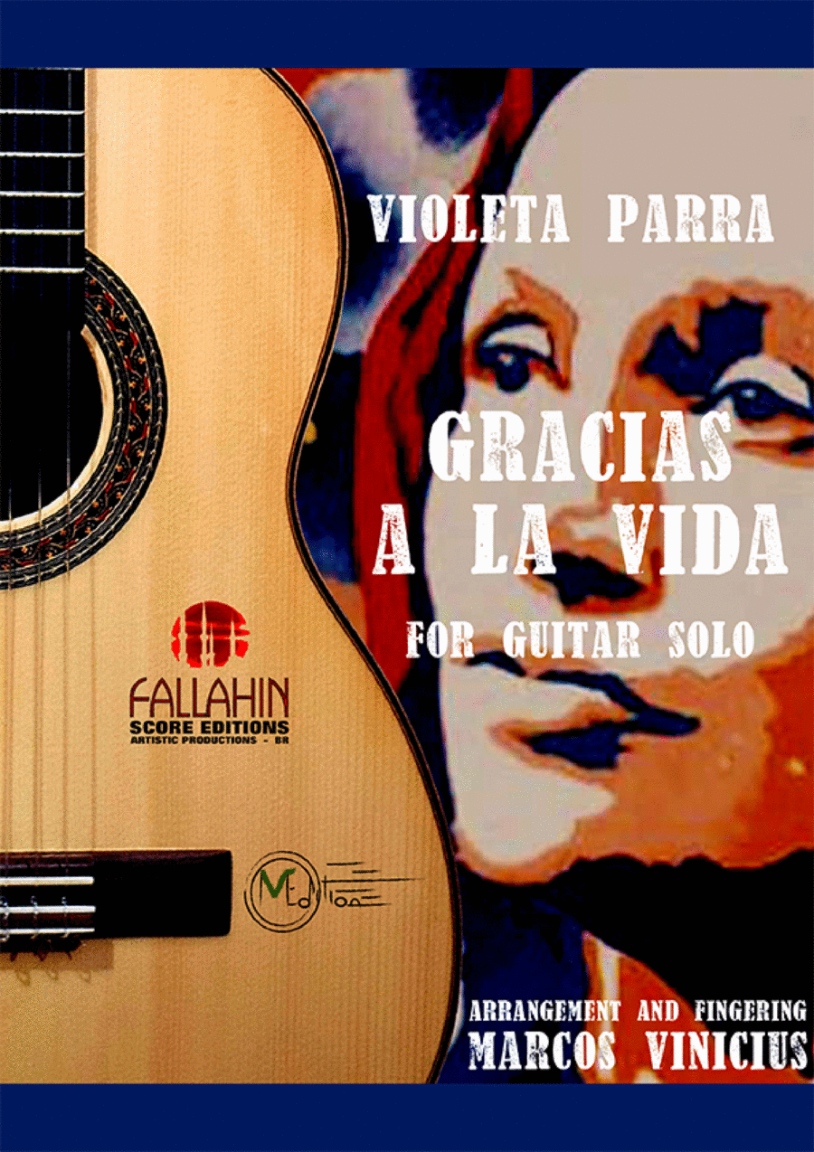 GRACIAS A LA VIDA - VIOLETA PARRA - FOR GUITAR SOLO Guitar Solo scores gallery preview page 1