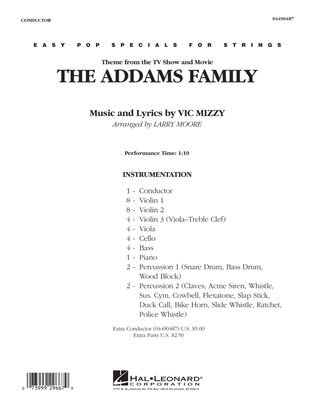 The Addams Family - Full Score
