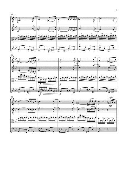 9 De Julio Tango for String Quartet - Intermediate image number null