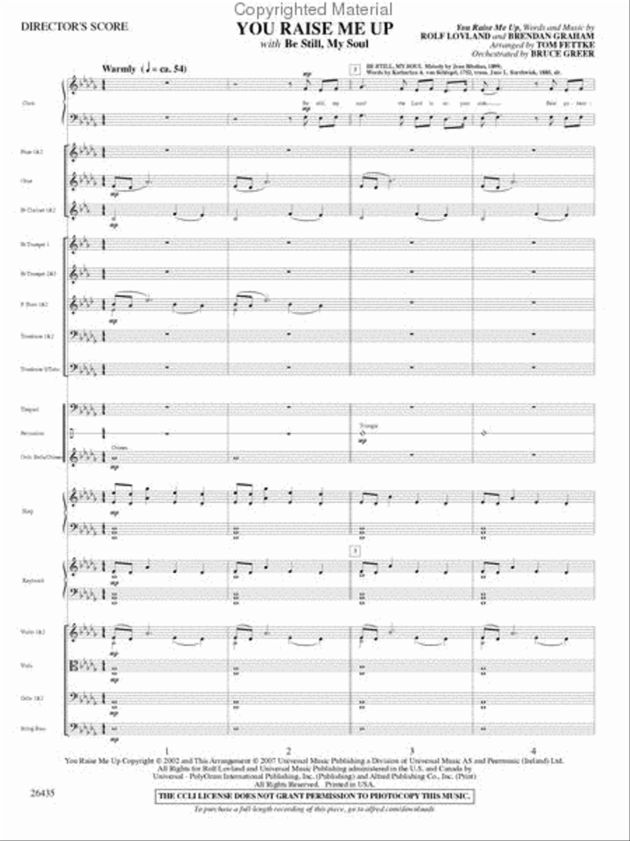 You Raise Me Up You Raise Me Up Choir scores gallery preview page 2