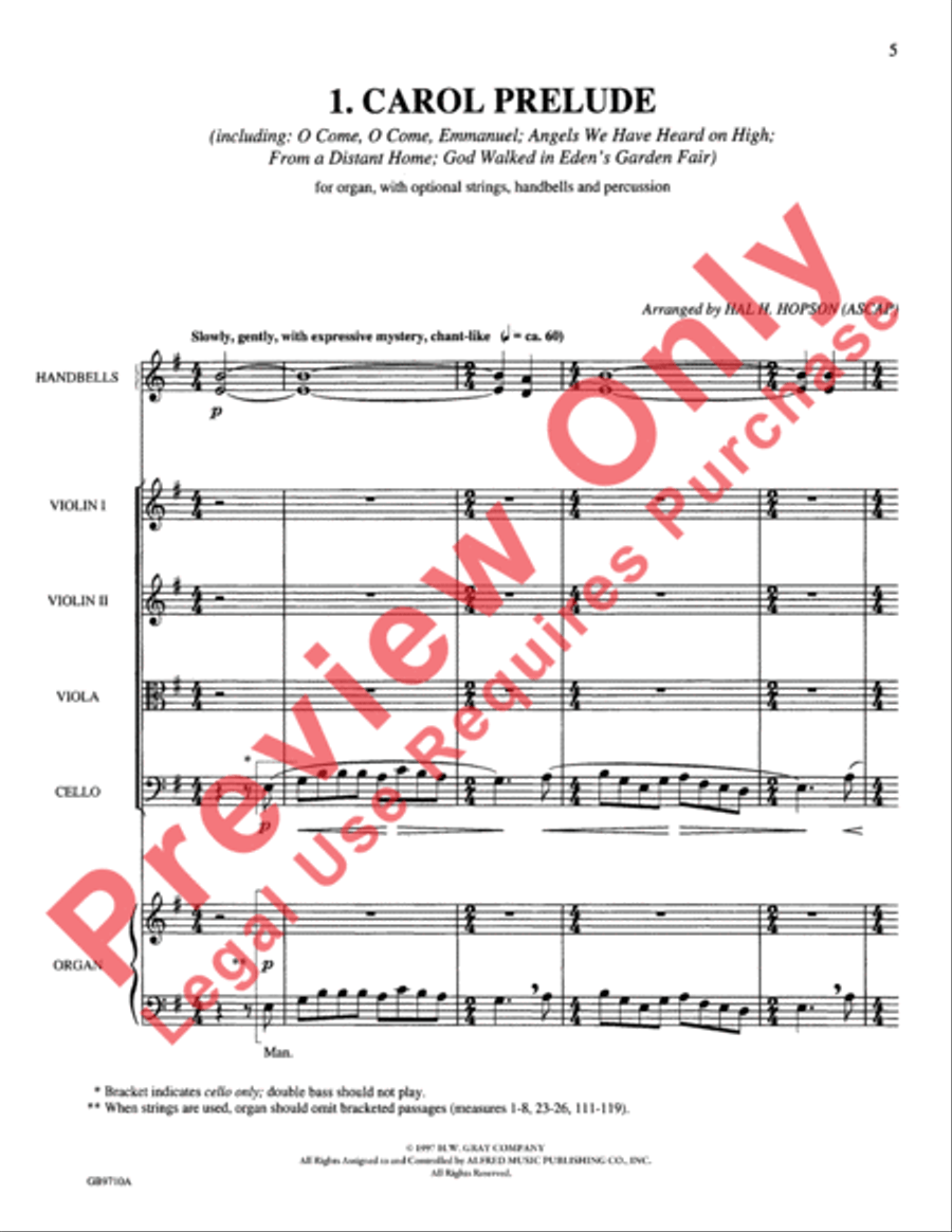 A Festival of Lessons and Carols Choir scores gallery preview page 6
