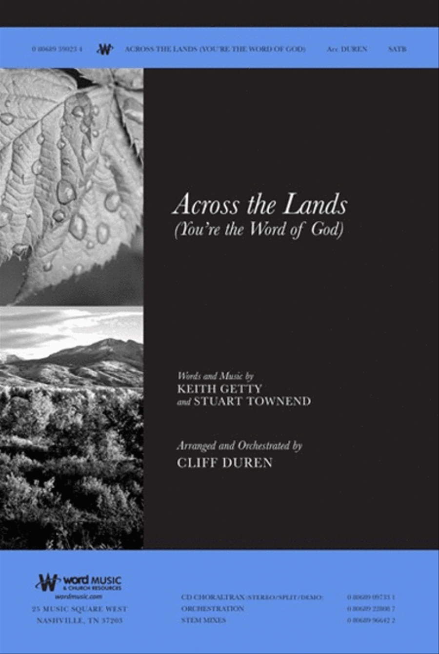 Across the Lands (You're the Word of God) - Anthem Choir scores gallery preview page 1