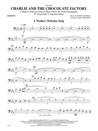 Charlie and the Chocolate Factory, Suite from: Bassoon