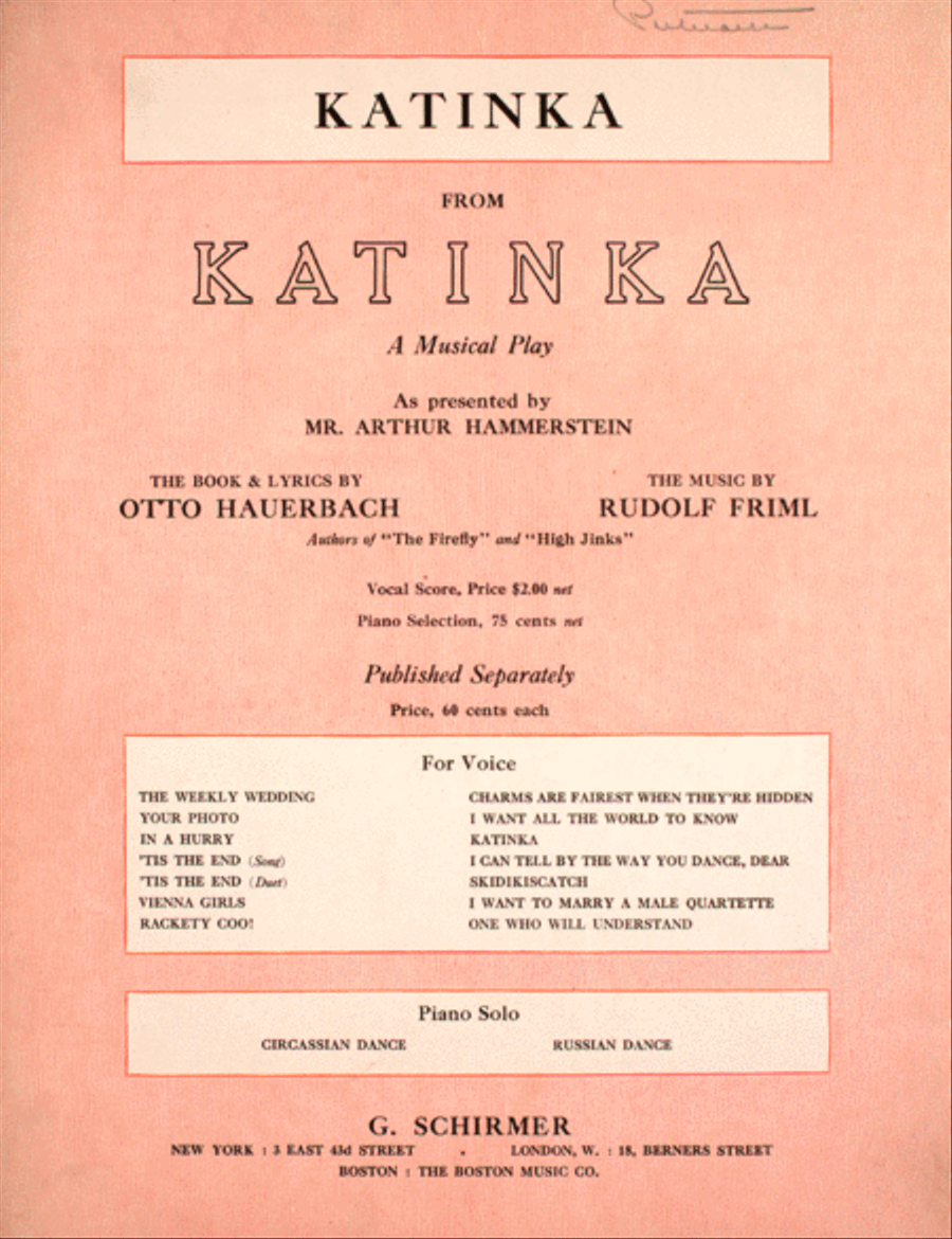 Katinka Voice scores gallery preview page 1