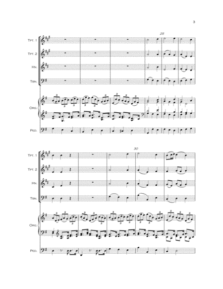 Jesu, Joy Of Man's Desiring (Organ & Brass Quartet) image number null