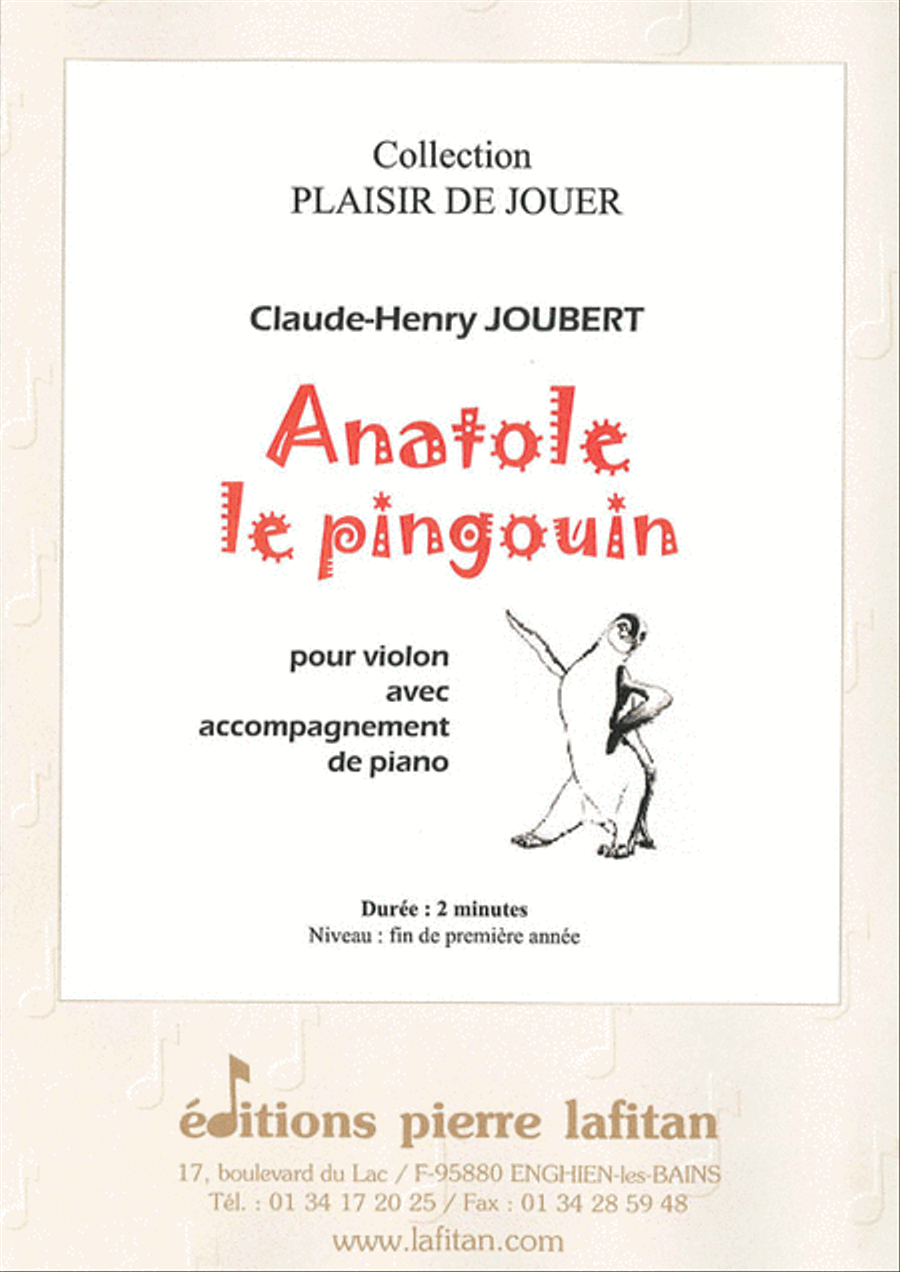 Anatole le Pingouin Violin Solo scores gallery preview page 1