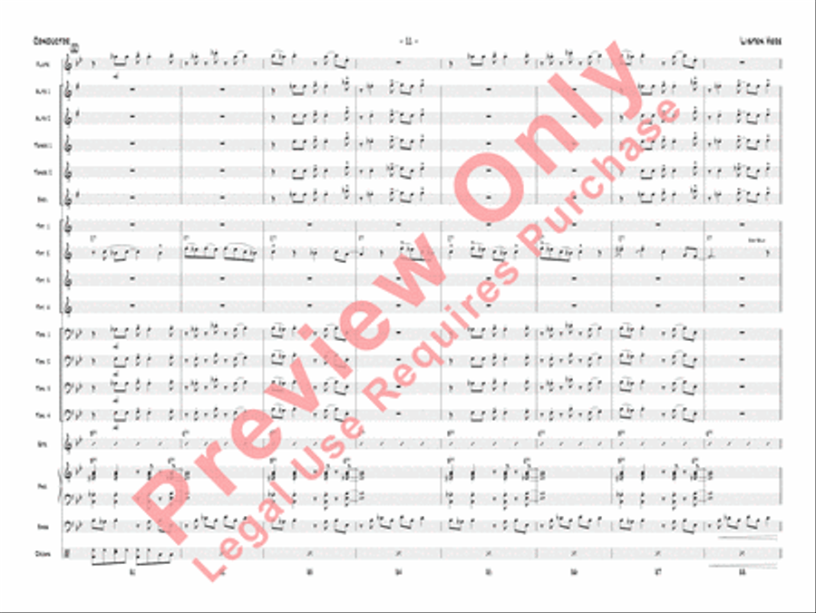 Listen Here Jazz Ensemble scores gallery preview page 14