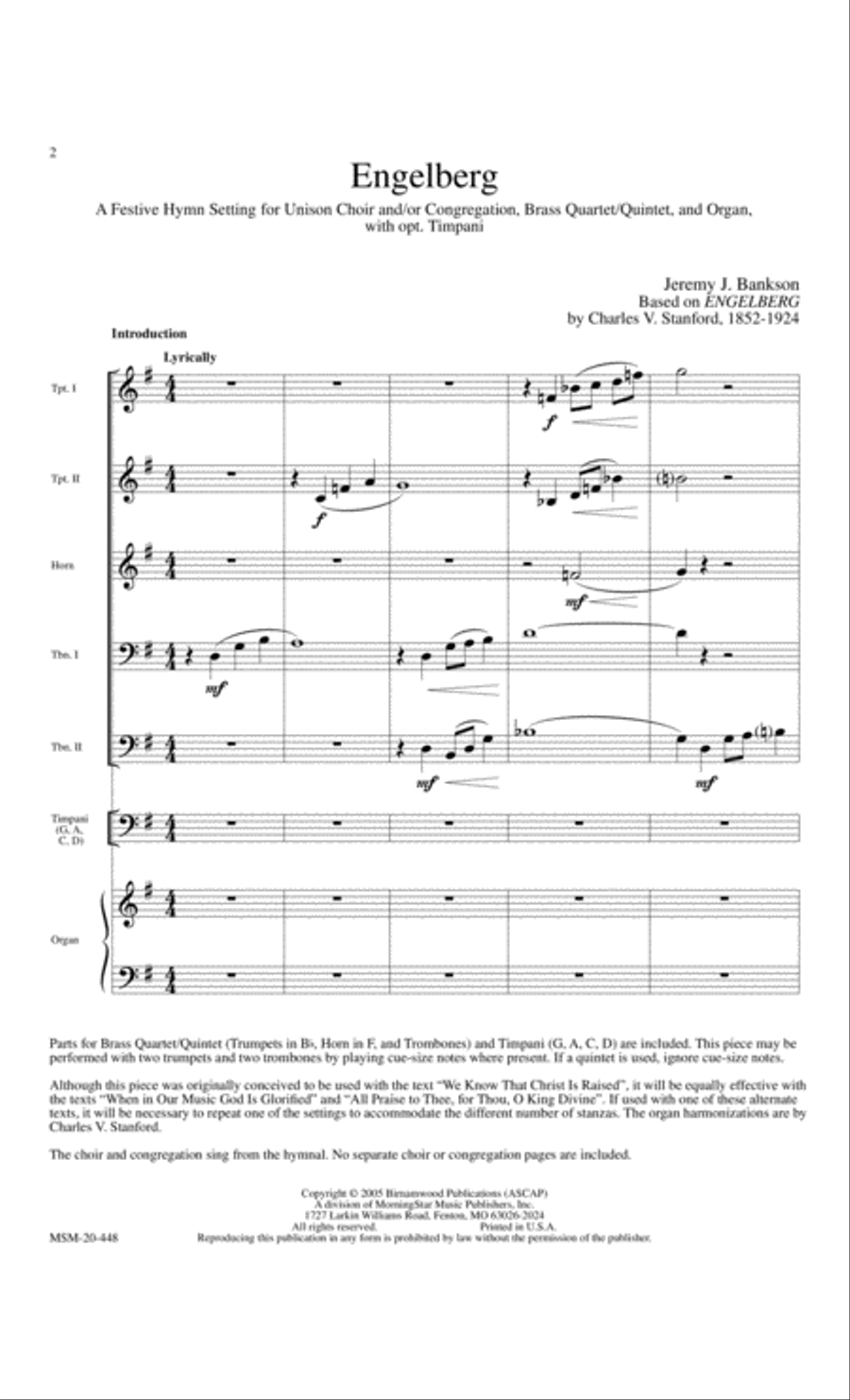 Engelberg Unison Choir scores gallery preview page 2