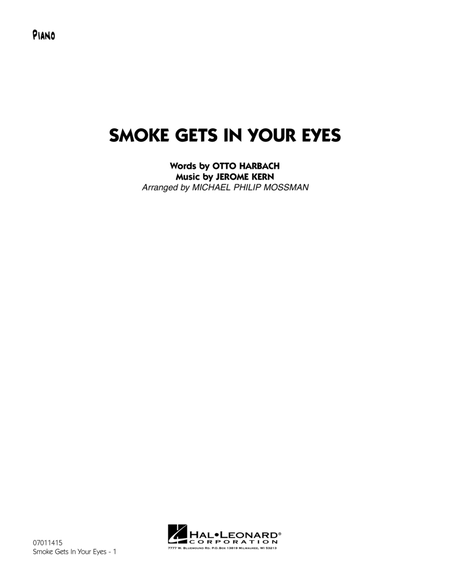 Smoke Gets In Your Eyes - Piano