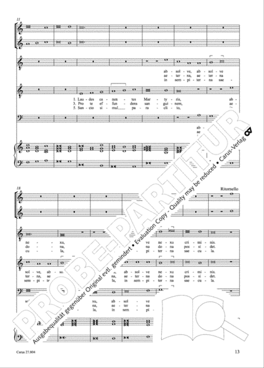 Hinni, Salve Regina, Motetti Score scores gallery preview page 38