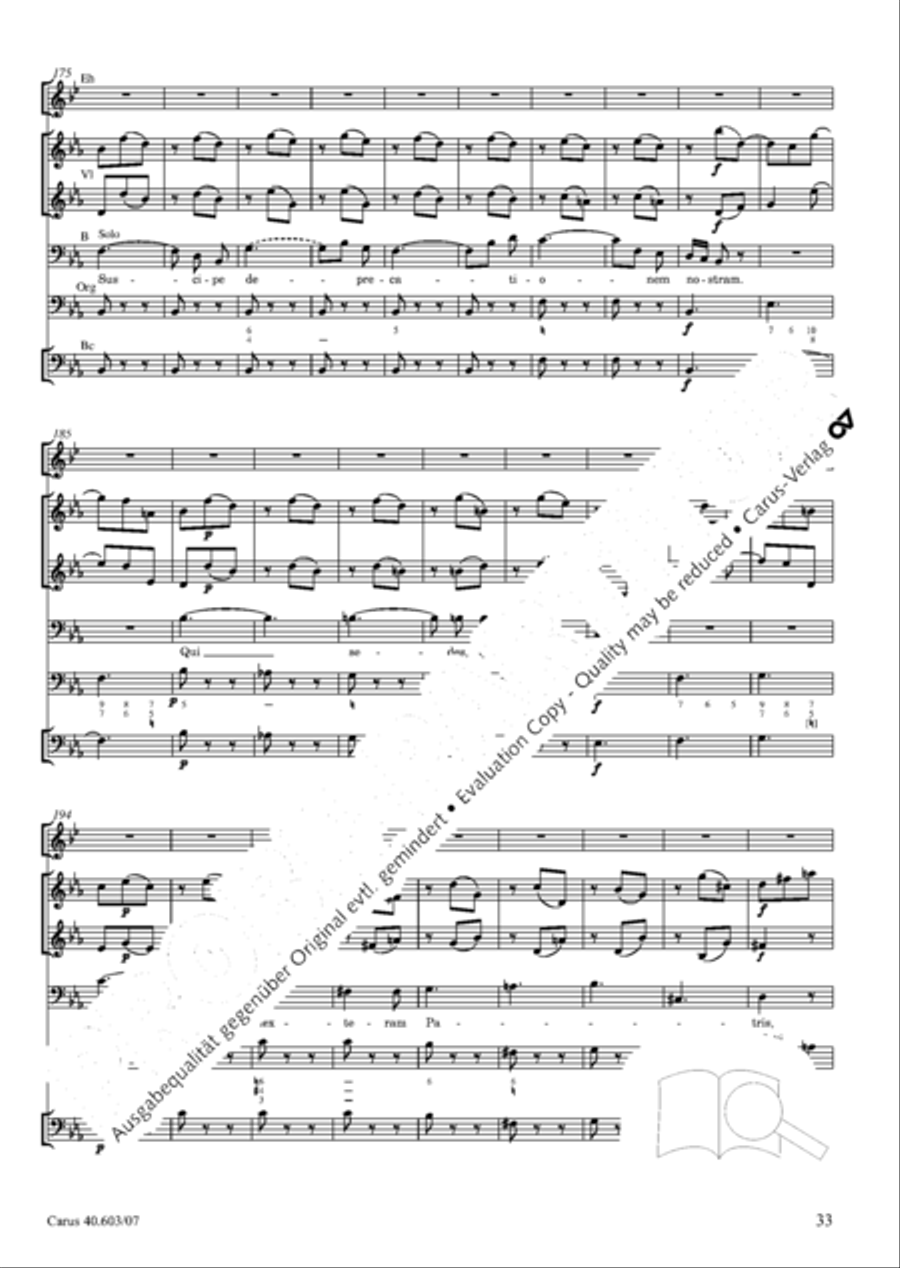 Grosse Orgelsolomesse in Es 4-Part scores gallery preview page 46