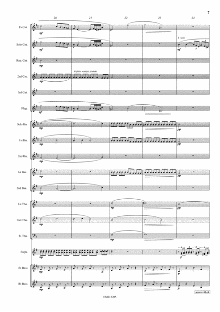 Elvira Madigan Elvira Madigan Brass Band scores gallery preview page 8
