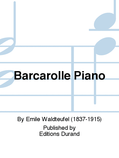 Barcarolle Piano
