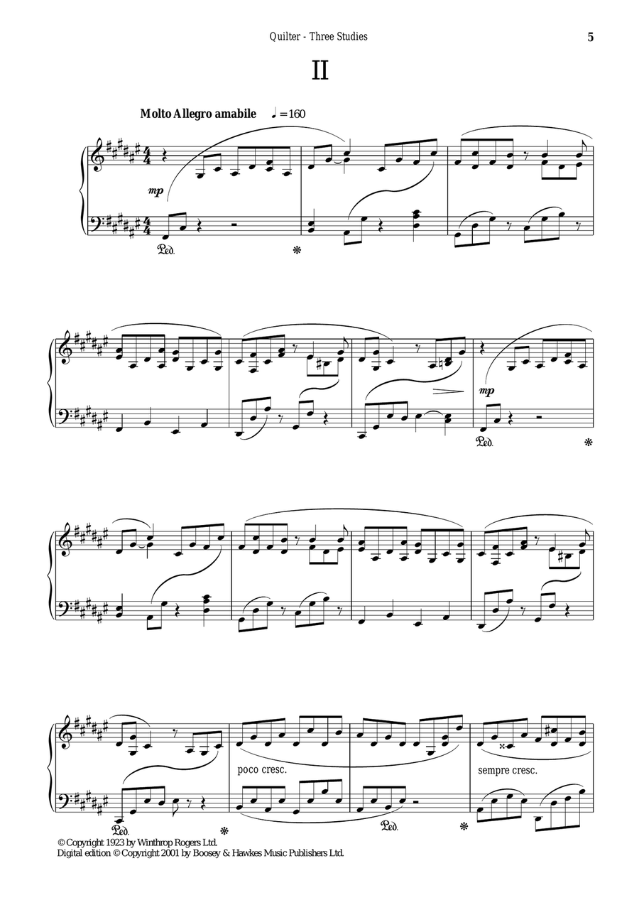 Three Studies, Op. 4, I. Piano Method scores gallery preview page 5